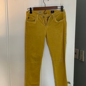 Mustard corduroy pants